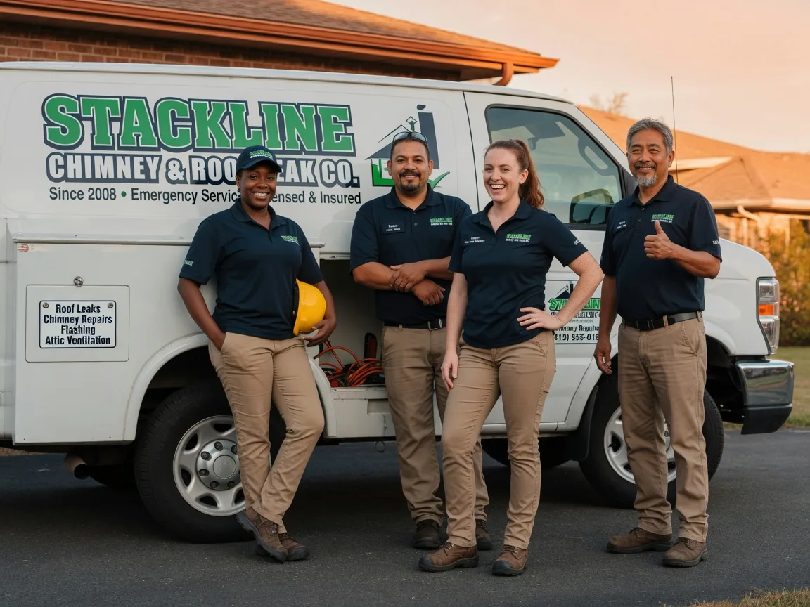 Chimney flashing repair company in Wallisville, TX